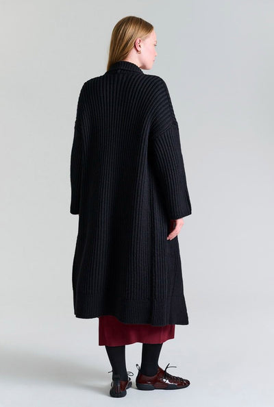 Nitto lang cardigan Black - 256-1074-5363 Thumbnail