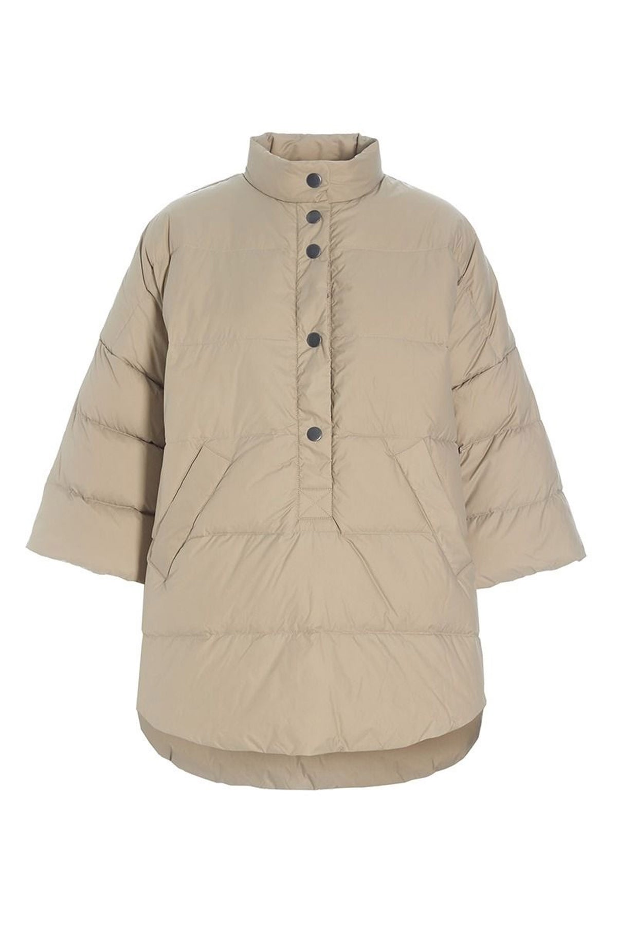 Feather down anorak STONE - 257-2092-5438