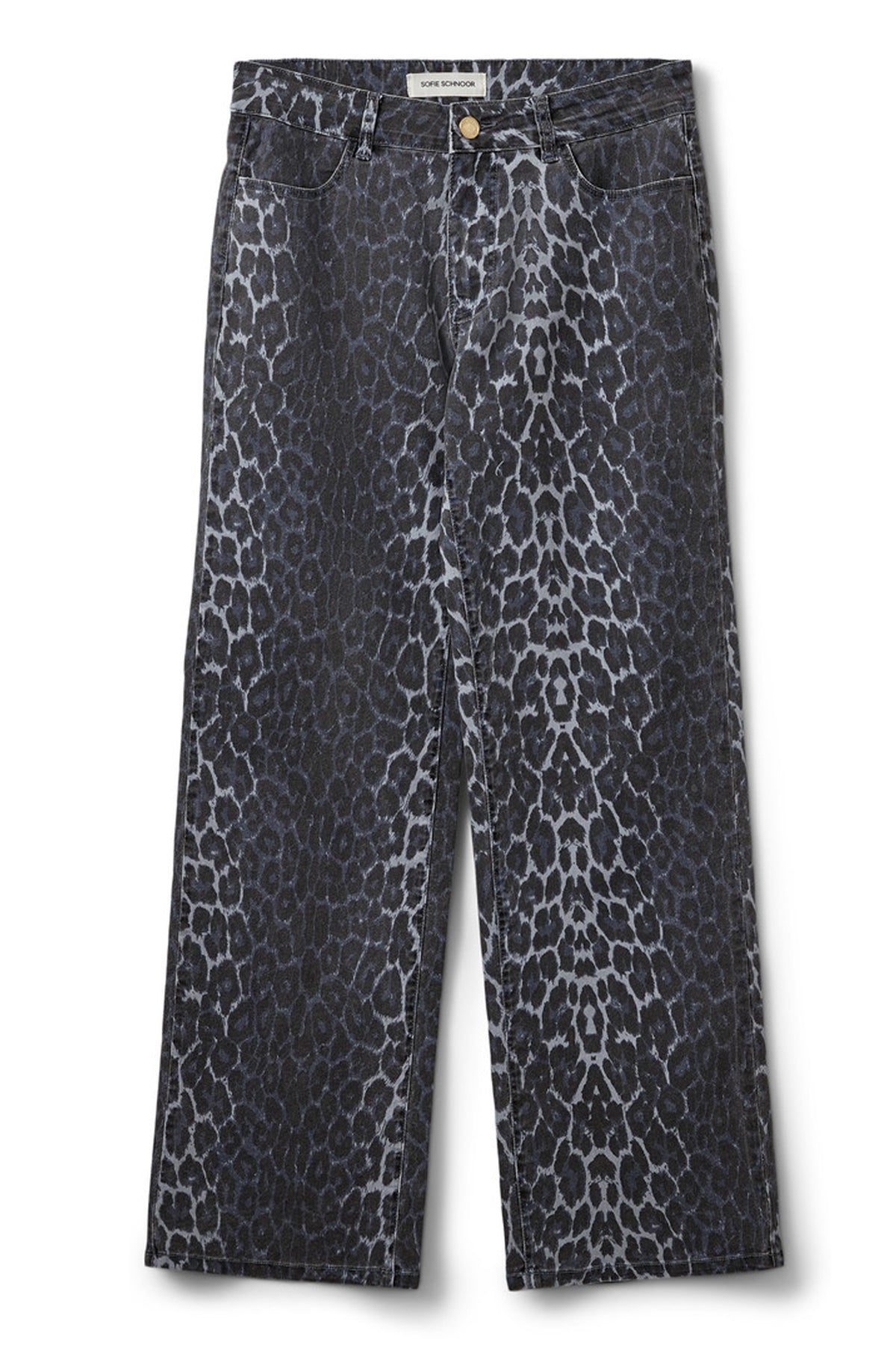 SIENNASW LEOPARD TROUSERS 5036 Blue - SNOS606