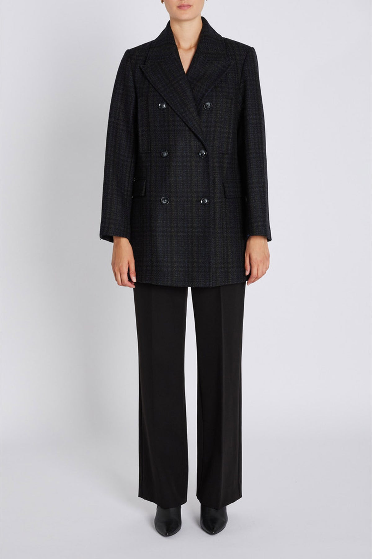 AzaleaBBAbella jacket Dark Check - BBW4622