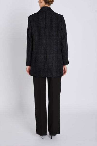 AzaleaBBAbella jacket Dark Check - BBW4622 Thumbnail