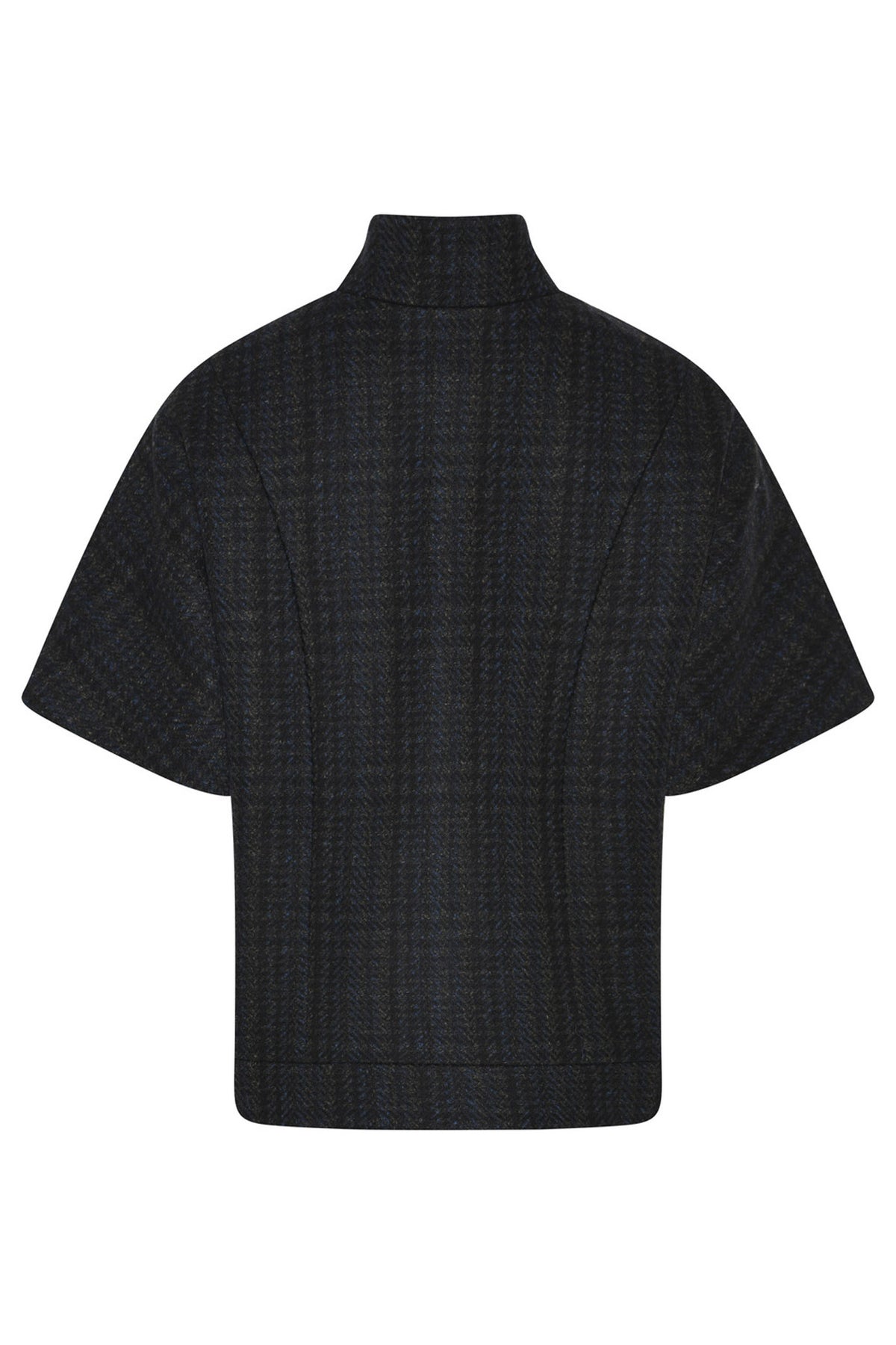 AzaleaBBCarly waistcoat Dark Check - BBW4692