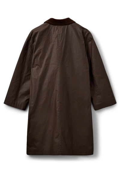 AGNESSW COAT 7025 Dark brown - SNOS695 Thumbnail