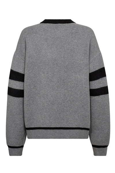 RowCC Coco Logo Knit 138-Light Grey - 32214 Thumbnail