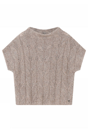Coya, knit cape 92072-Mocha - 58421/3763