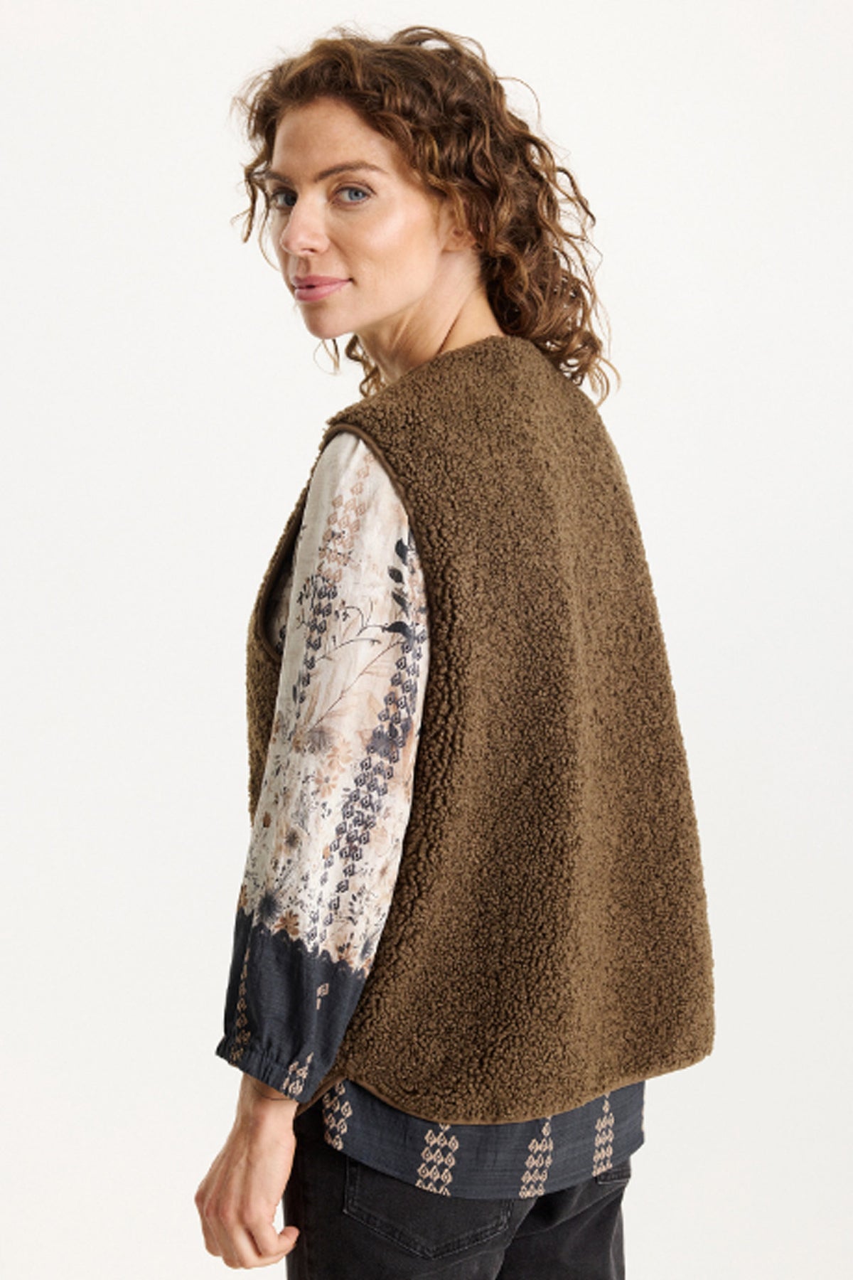 Winni  vest Brown - 16805