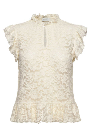 RWDelicia Lace SL Peplum IVORY - 101185