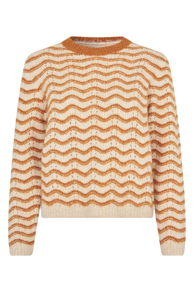 LanoLL Jumper Knit LS 58 Camel - 25404-5001 Thumbnail