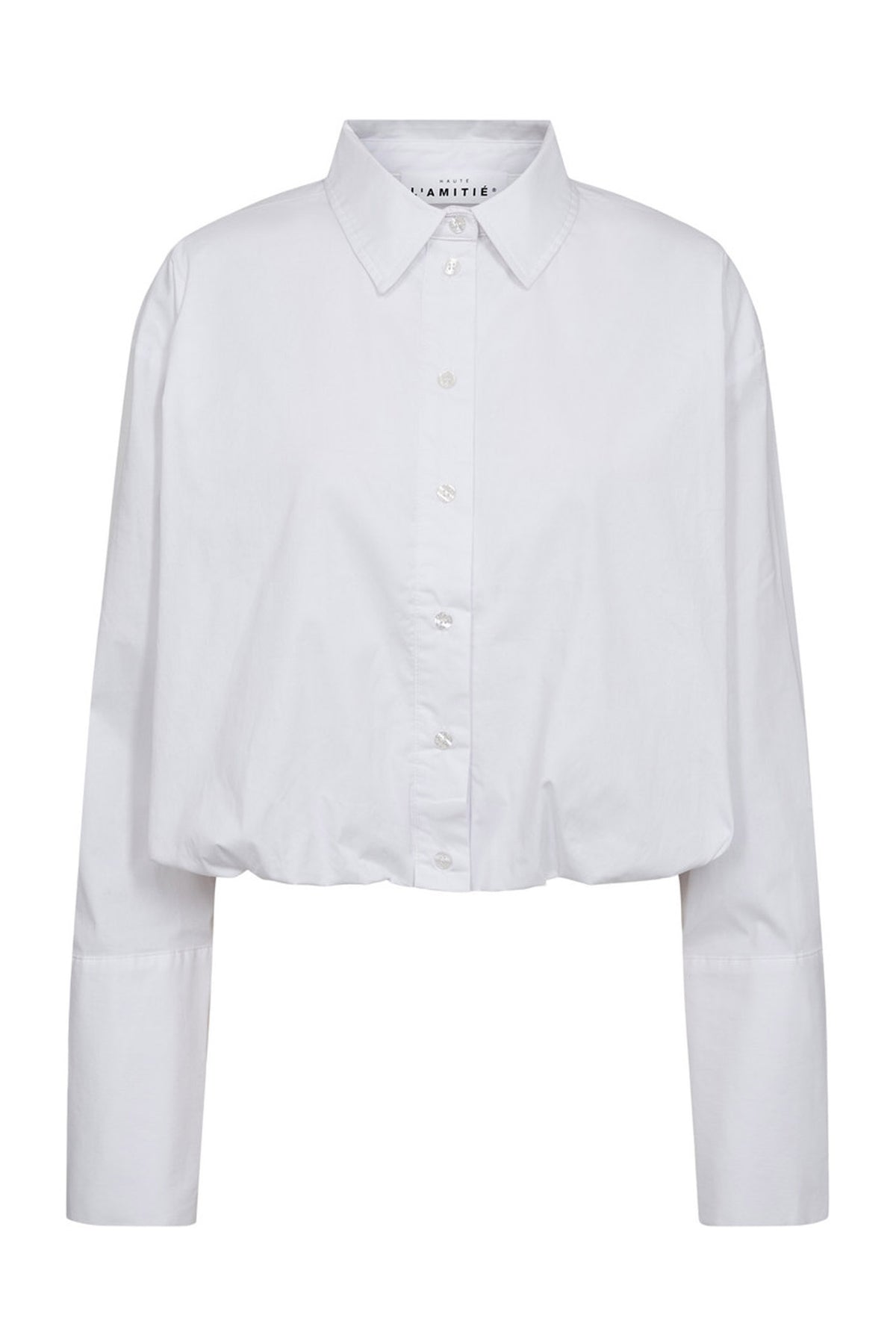 Cuff Balloon Shirt White - HL10383
