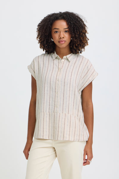 IHLINNO SH3 BROWN STRIPE - 900005560 - 20122922 Thumbnail