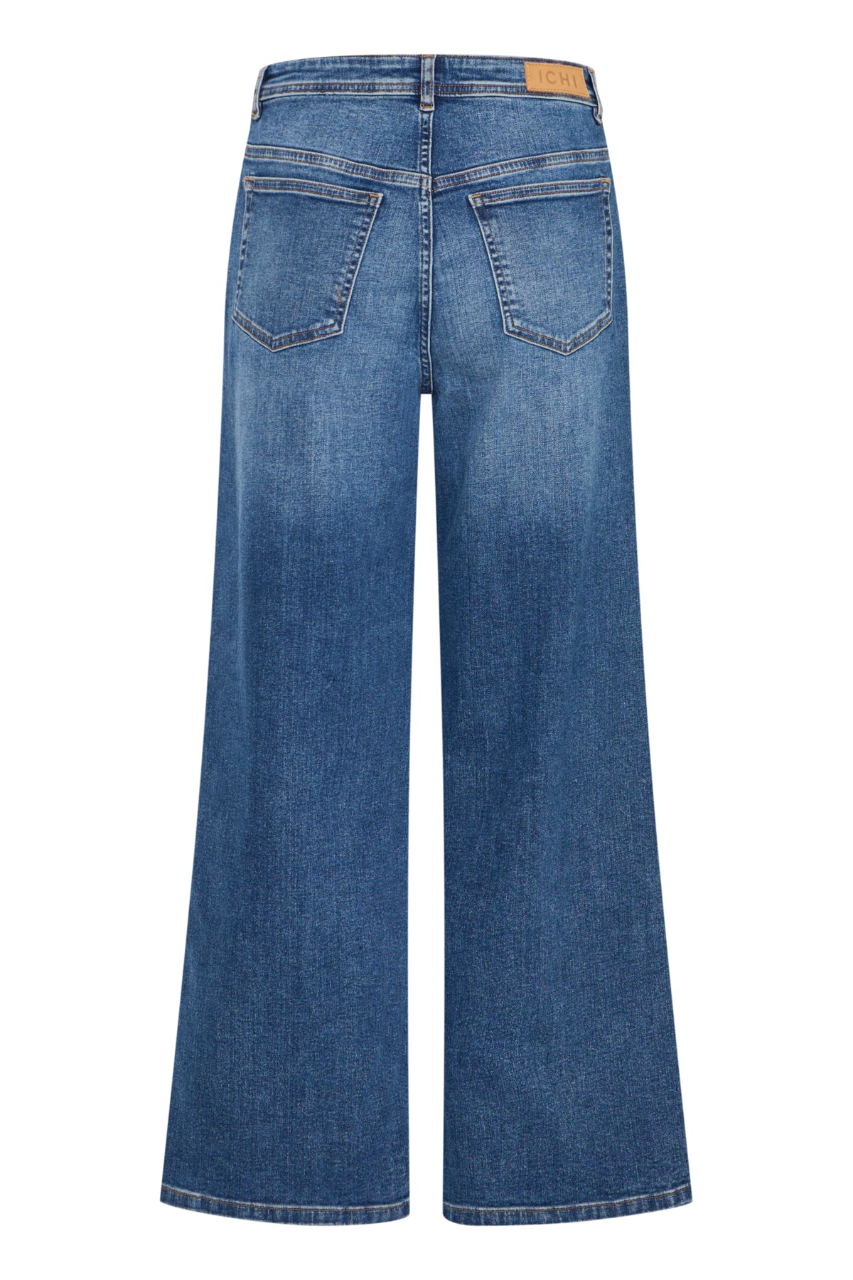 IHTWIGGY CROPPED HIGH WAIST Medium Blue - 20123068