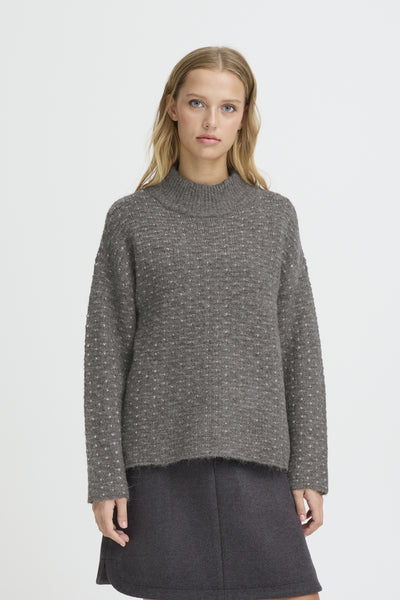 IHKAMARA LS19 DARK GREY MLG W WHITE DOT - 20124488 Thumbnail