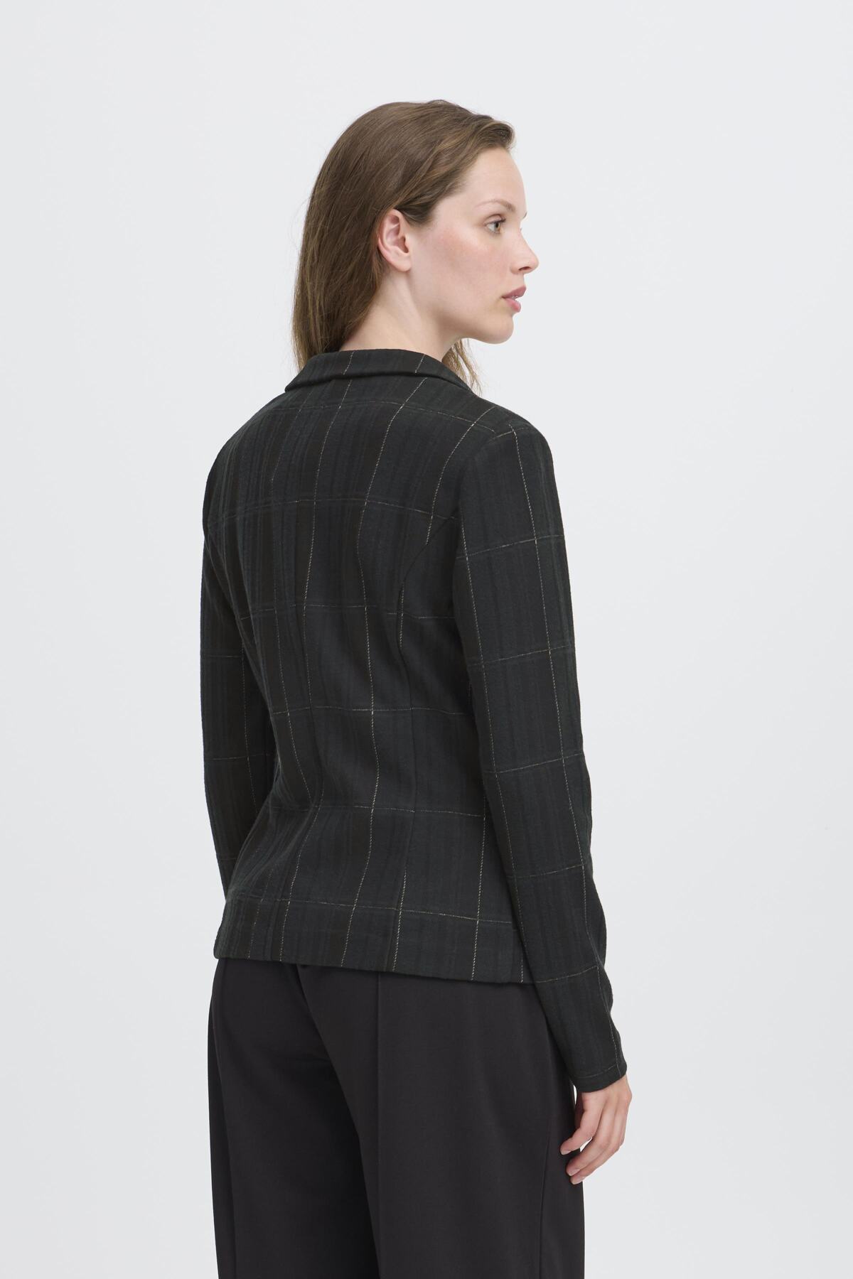 IHKATE WOOLLEY BL2 BLACK/GREEN CHECK - 20124666
