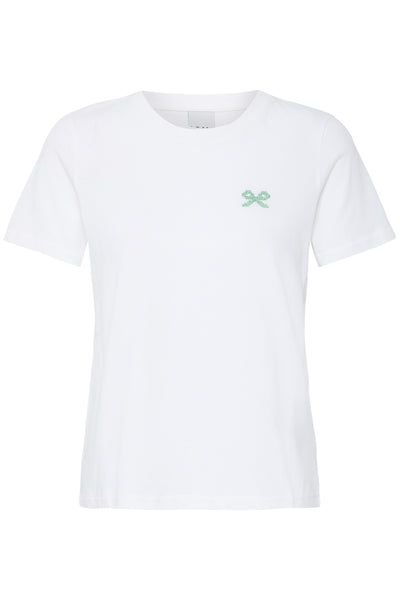 IHCAMINNA SS CLOUD DANCER/LIGHT GRASS GREEN - 20125984 Thumbnail