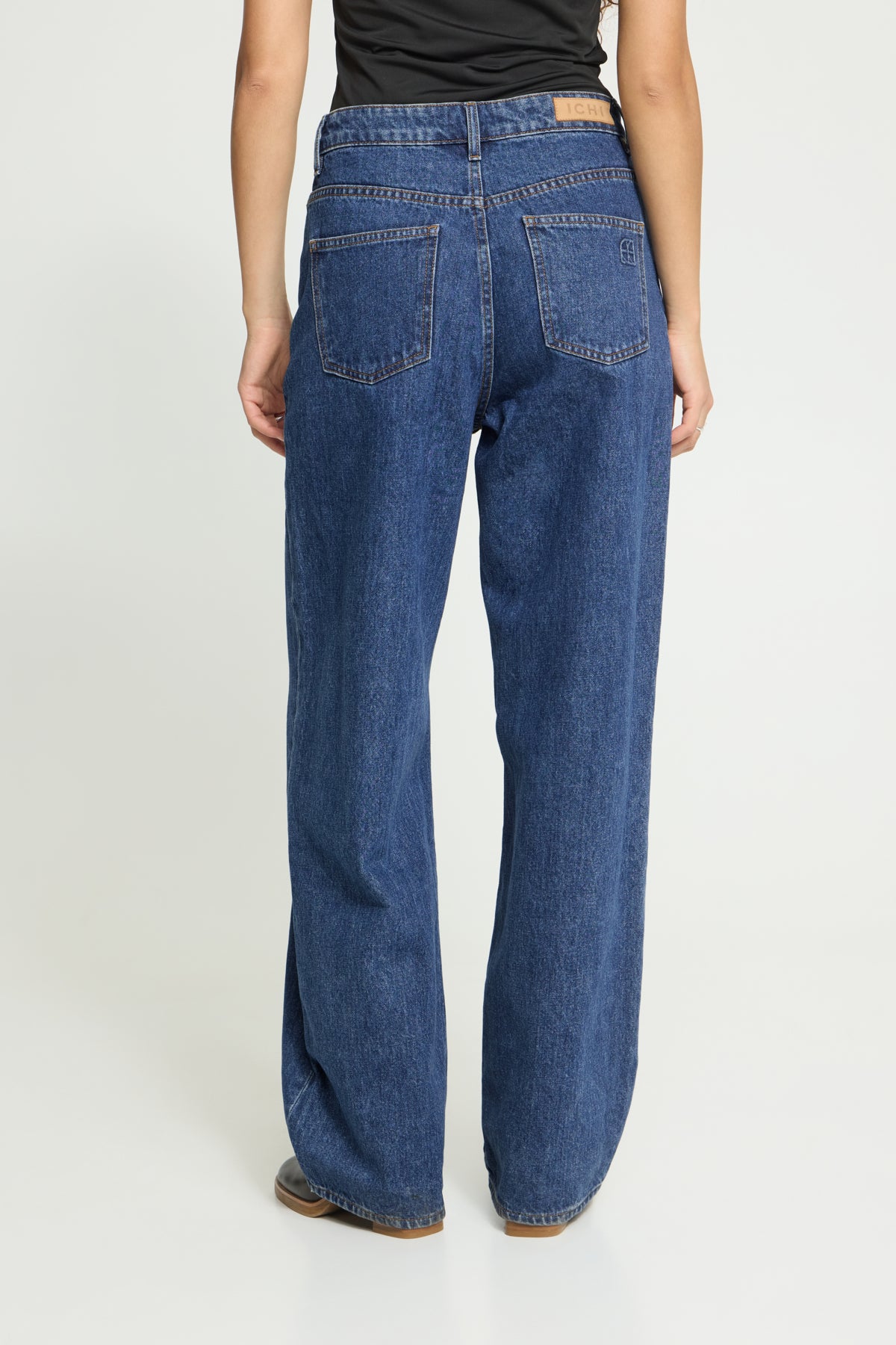 IHJULIA RELAXED PA Washed dark blue - 200929 - 20126473