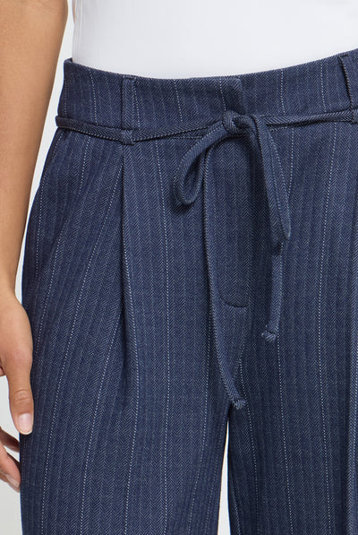 IHKATE PINELLE WIDE PA DARK BLUE JACQUARD STRIPE - 90 - 20126820 Thumbnail