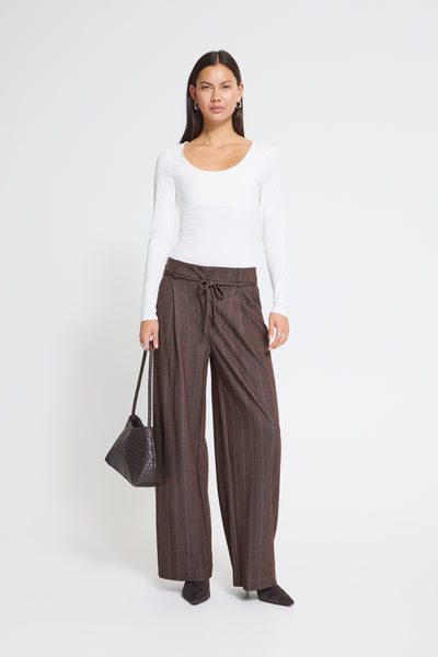 IHKATE PINELLE WIDE PA COFFEE BEAN JACQUARD STRIPE - - 20126820 Thumbnail
