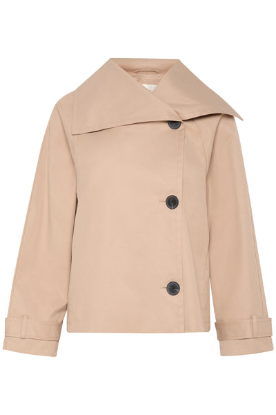 MazieIW Perry Short Coat Sandstone - 30109945 Thumbnail