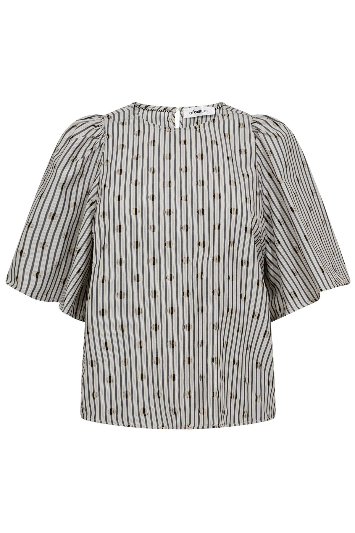 TrixieCC Dot Blouse 138-Light Grey - 35873