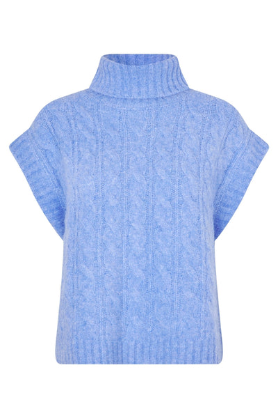FresnoLL Knit Vest SL 20 Blue - 25471-5013 Thumbnail