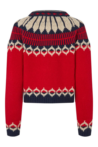 Clarell Knit Cardigan Red - 26407-5016 Thumbnail