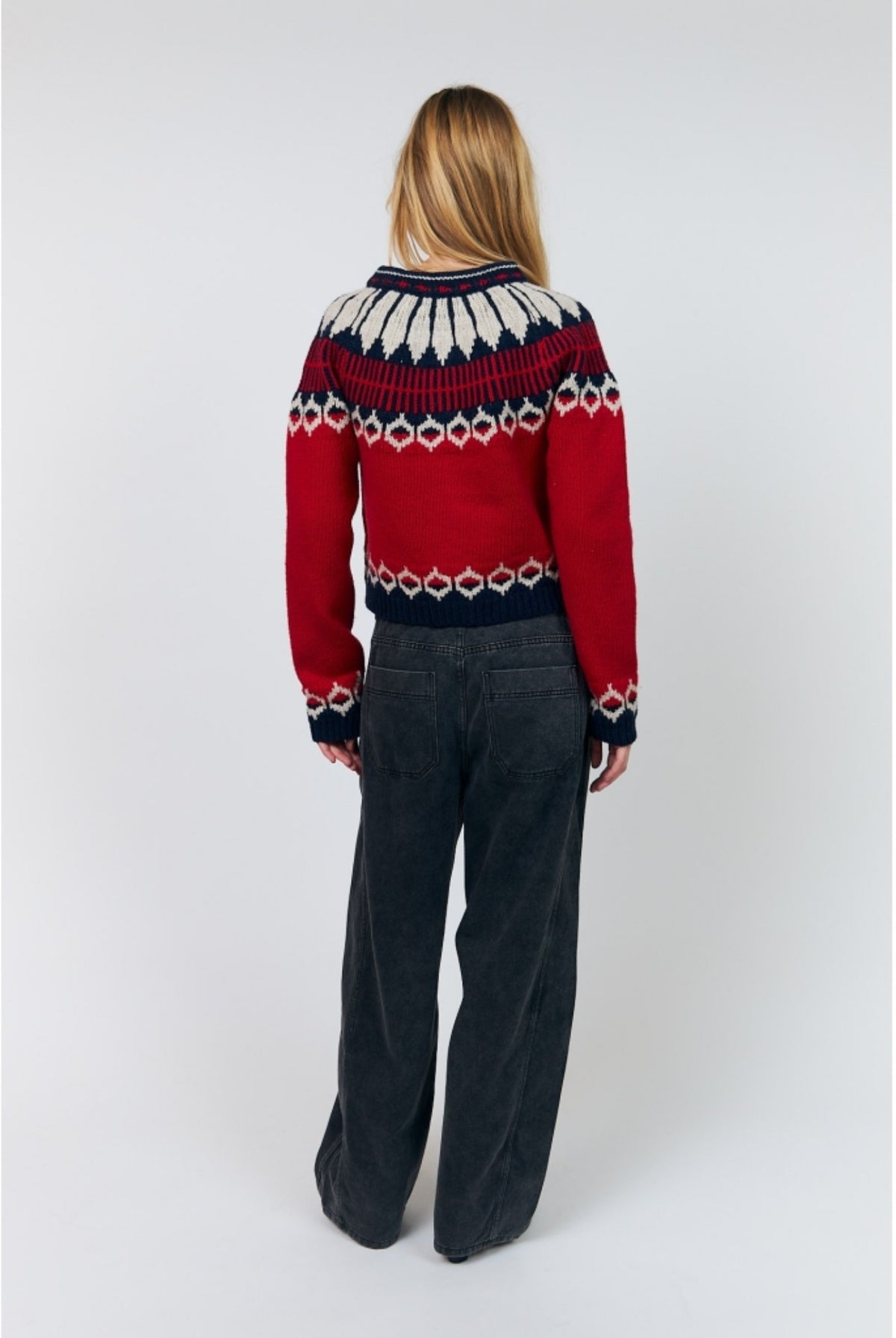 Clarell Knit Cardigan Red - 26407-5016