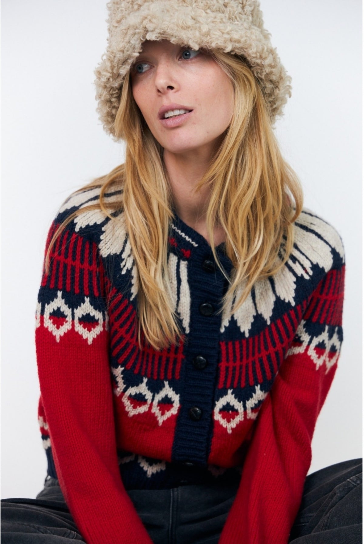 Clarell Knit Cardigan Red - 26407-5016