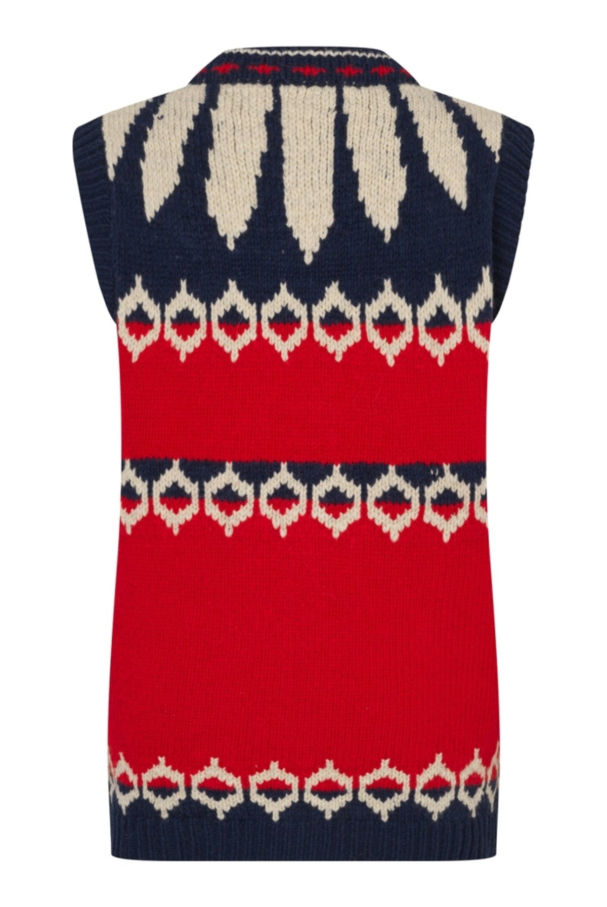 Cleoll Knit Vest Sl Red - 26407-5019