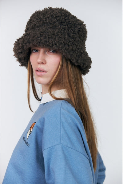 WillowLL Bucket Hat 87 Dark Mokka - 26468-10022 Thumbnail