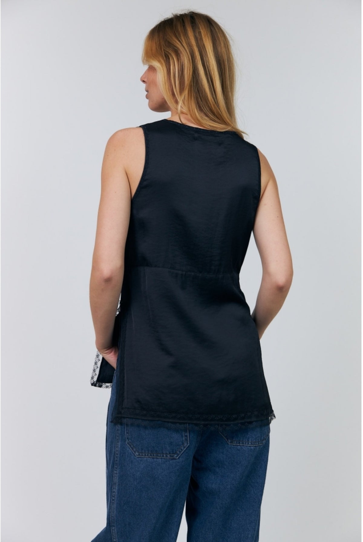 CainLL Top SL 18 Washed Black - 26469-1074