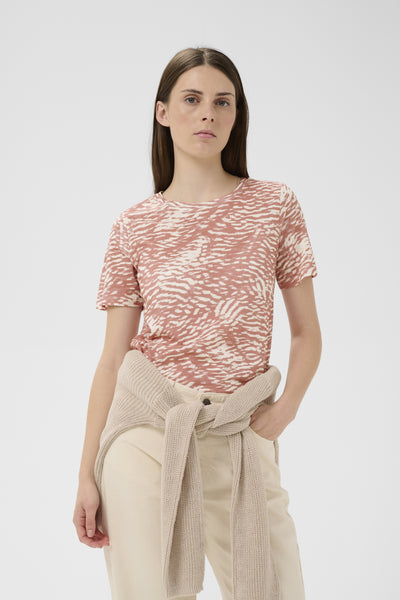 AlmaIW Print Tshirt ROSE WAVY STRUCTURE - 90000652 - 30108258 Thumbnail