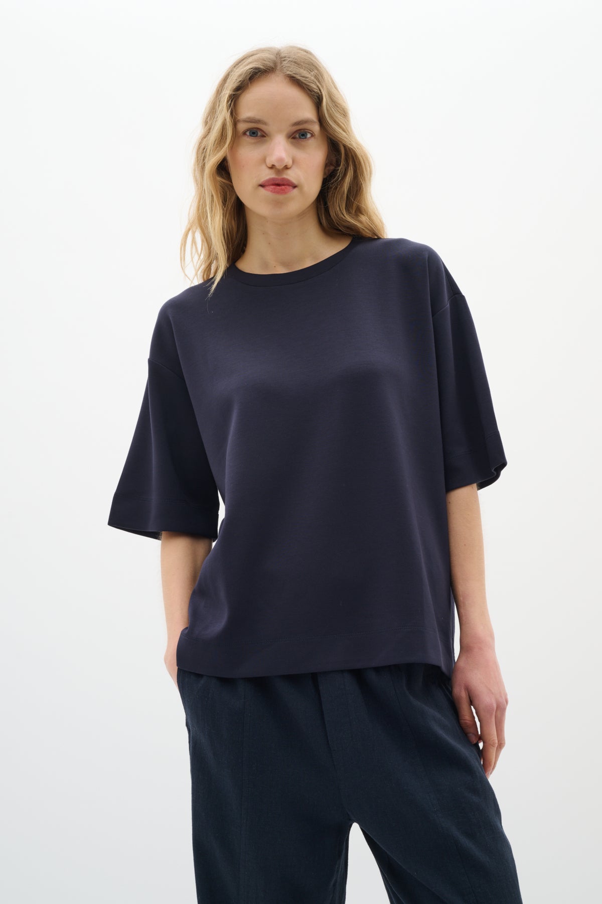 PannieIW Oversize Tshirt Marine Blue - 30109225 - 30109225