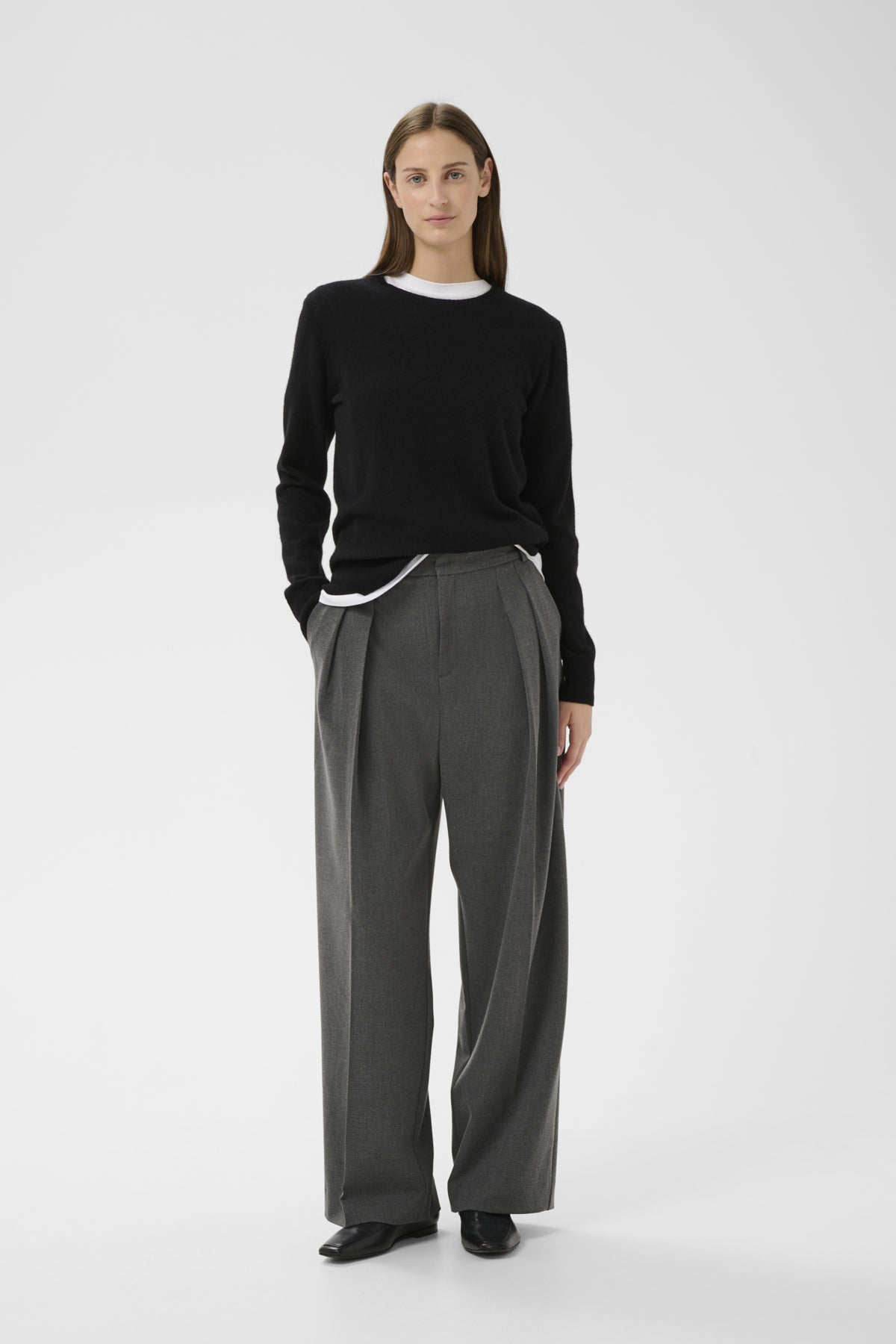 NataliaIW Pants Antrecite Grey Melange - 30230 - 30110147