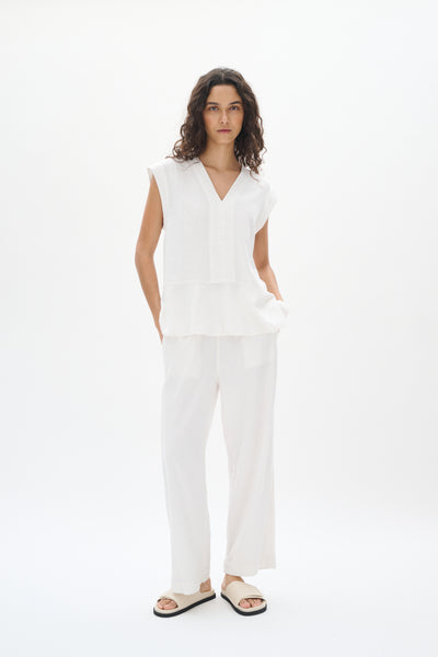RimoneIW Driza Culotte Pants Pure white - 30110459 Thumbnail