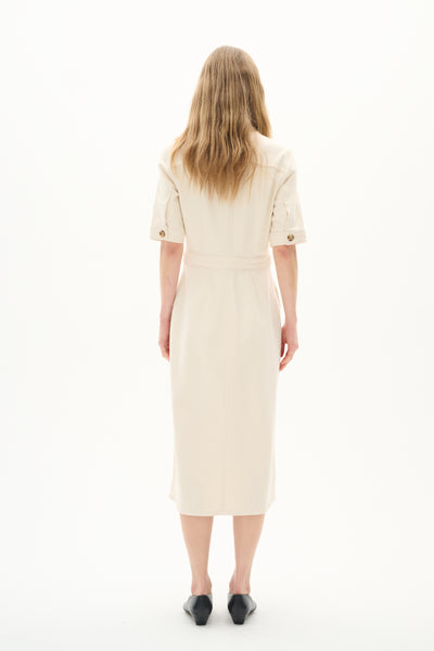 BaccaIW Dress ECRU - 30110527 Thumbnail