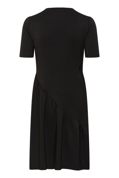 PariIW Vincent Wrap Dress Black - 30110591 Thumbnail