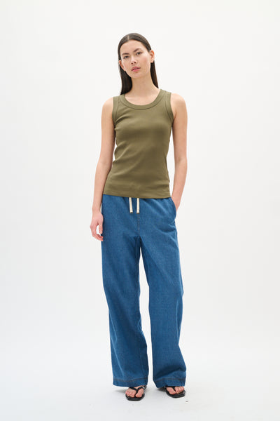 BallarizIW Pants Blue Denim - 30110629 Thumbnail