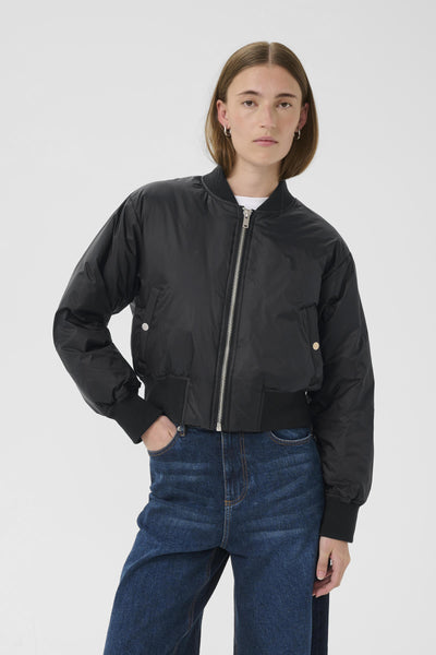 KialinnIW Cropped Jacket Black - 30110657 Thumbnail
