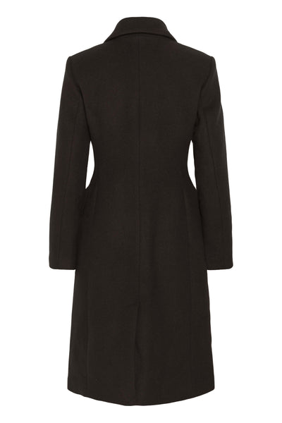 ThoraIW Lapel Coat R Chocolate Brown - 191109 - 30110808 Thumbnail