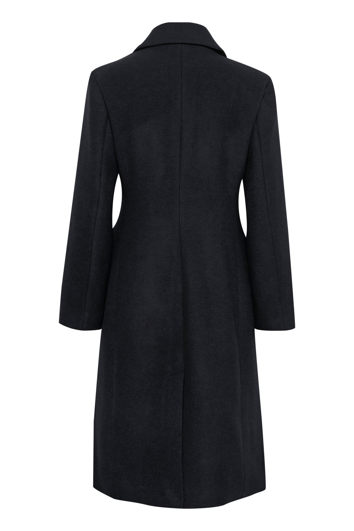 ThoraIW Lapel Coat R Marine Blue - 30110808