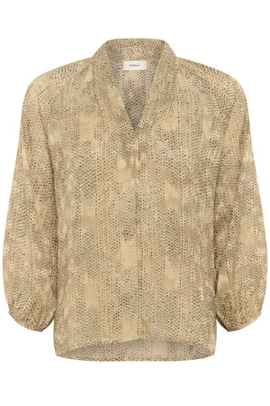 AddisonIW Blouse Dotted Surface Neutral - 30110889