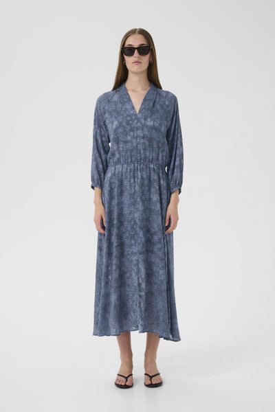 AddisonIW Dress Dotted Surface Blue - 30110890 Thumbnail