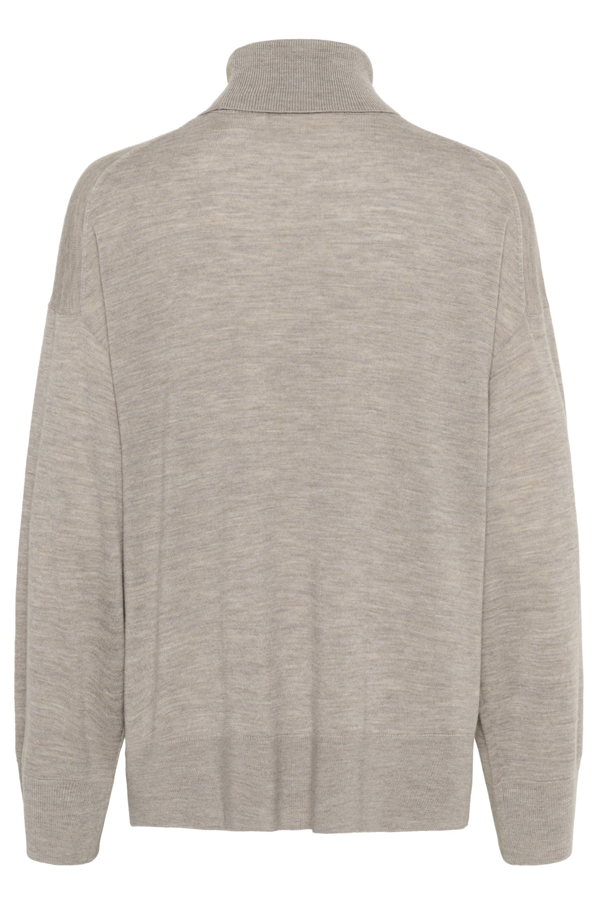 GitoIW Turtleneck Sandy Grey Melange - 30110932