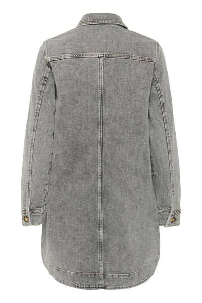 NanasIW Denim Dress Lgt.Grey Wash Denim - 30111075 Thumbnail