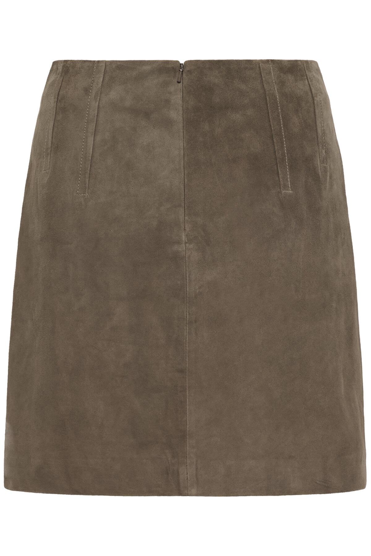 CaisaIW Skirt Sandy Grey - 30111098