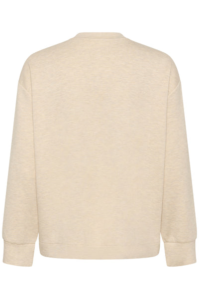 GidaIW Melange Vincent Sweatsh Haze Melange - 30111104 Thumbnail