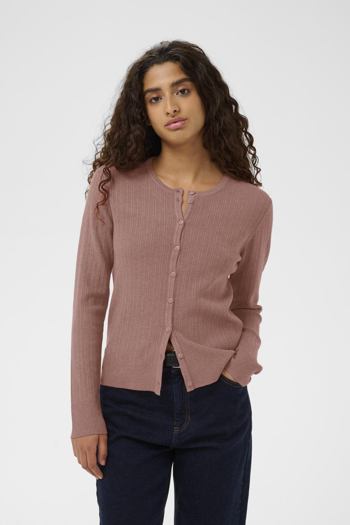 YenahIW Cardigan Ash Rose Melange - 1715141 - 30111126