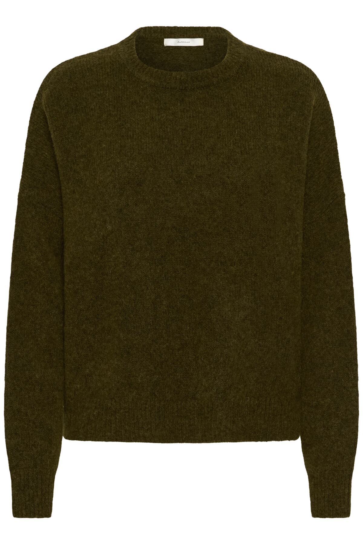 TeresaIW Crew Neck Pullover Ivy Green - 190512 - 30111188
