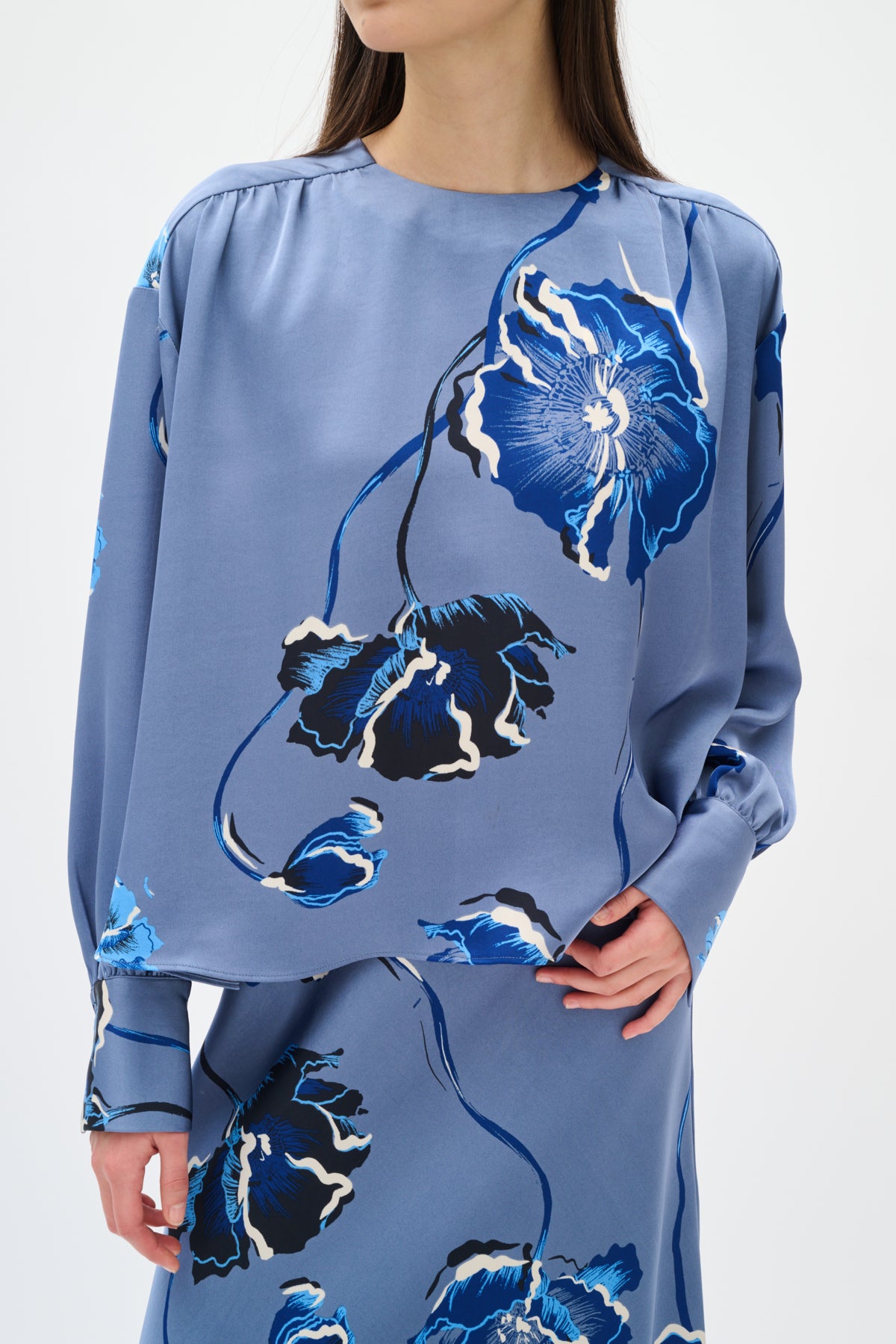 DAWNIW BLOUSE WILD WIND POPPY ROSE - 9000025 - 30112009
