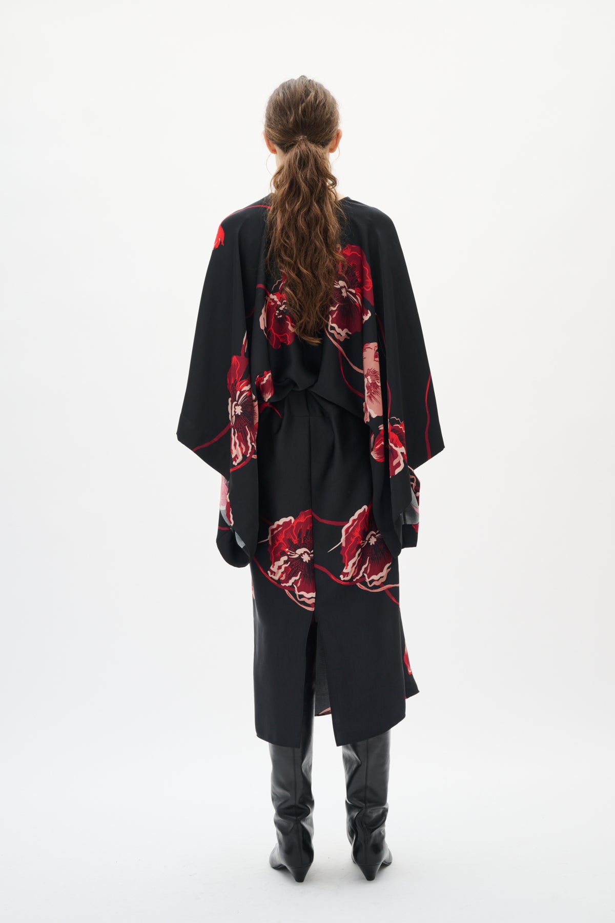 DAWNIW DRESS BLACK POPPY ROSE - 900002573 - 30112011
